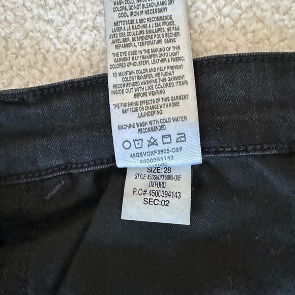 Joe's Jeans Petite Bootcut Black Jeans Size 28 - Picture 8 of 8